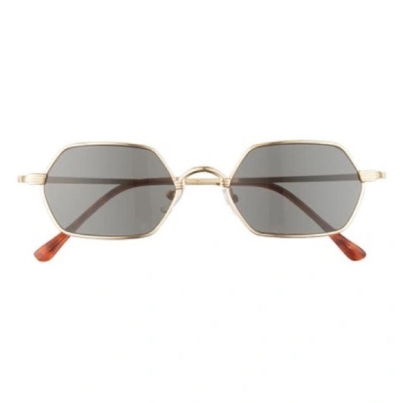bp Accessories - Bp. HEXAGON SUNGLASSES IN GOLDLACK